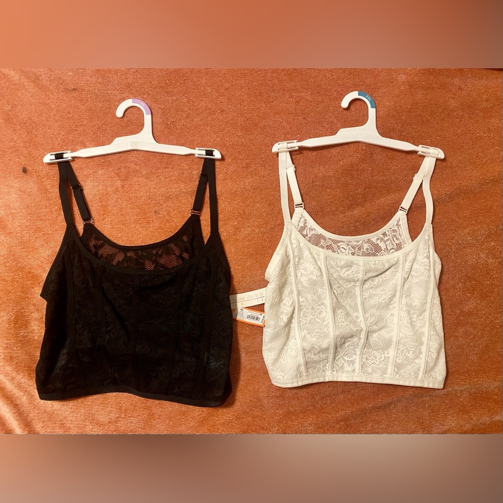 Lace Corset type Bandeau/Crop top